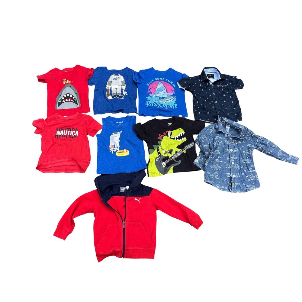 Boys Toddler Clothing Lot 18M 2T 3T Jordan True Religion Levis Puma 20+ Pieces